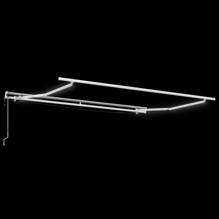 Copertină retractabilă Gri taupe 350 x 250 cm Poliester - WALTI WALTI
