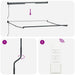 Copertină retractabilă Gri taupe 3,5 x 2,5 m Poliester și metal - WALTI WALTI