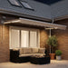 Cort electric retractabil Gri taupe 100% Poliester și Aluminiu - WALTI WALTI