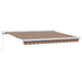 Copertină retractabilă Gri taupe 350 x 250 cm Pânză și Aluminiu - WALTI WALTI