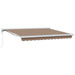 Copertină retractabilă Gri taupe 350 x 250 cm Stofă și Metal - WALTI WALTI