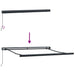 Copertină retractabilă Gri taupe 350 x 250 cm Pânză și Aluminiu - WALTI WALTI