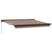 Copertină retractabilă Gri taupe 350 x 250 cm Stofă și Metal - WALTI WALTI