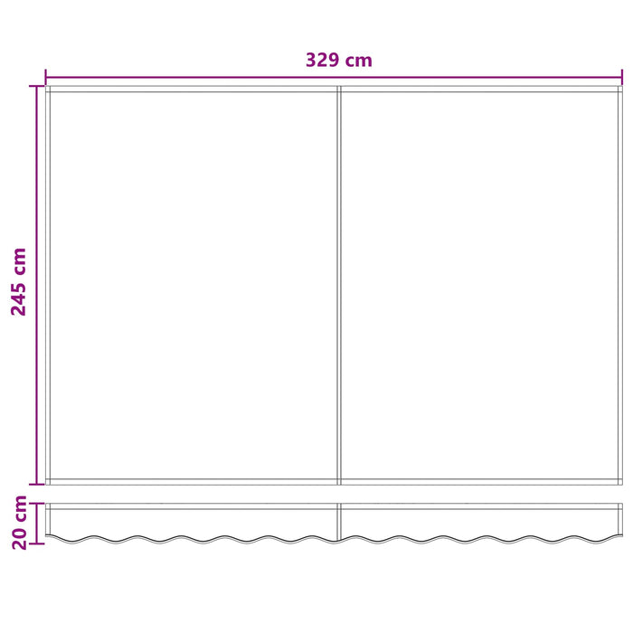 Cort electric retractabil Gri taupe 3,5 x 2,5 m - WALTI WALTI