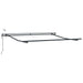 Copertină retractabilă Gri taupe 400 × 300 cm Poliester - WALTI WALTI