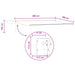 Cort electric retractabil Gri taupe 4 × 3 m - WALTI WALTI