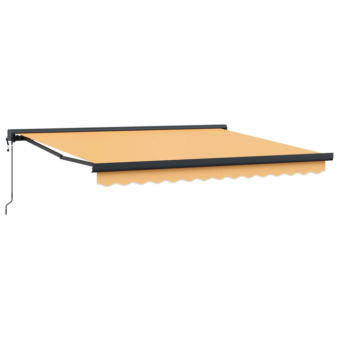 Copertină retractabilă Nisipiu 400 × 300 cm Stofă și Metal WALTI