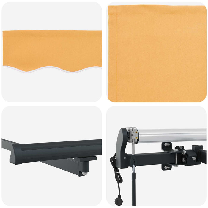 Țesătură pentru copertină Nisipiu 400 × 350 cm Poliester WALTI