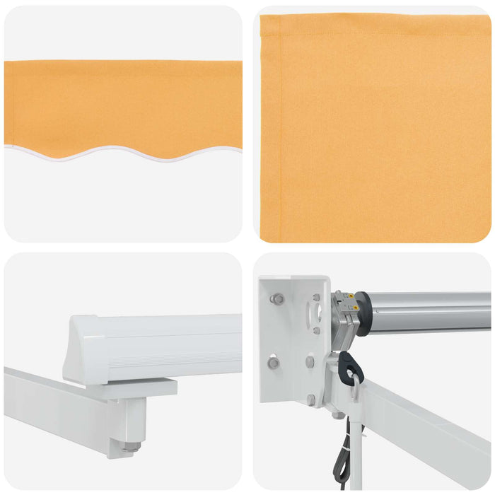 Cort electric retractabil Nisipiu 100% Poliester și Aluminiu WALTI