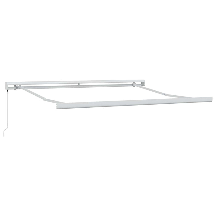 Copertină retractabilă Gri deschis și alb. 450 × 300 cm WALTI
