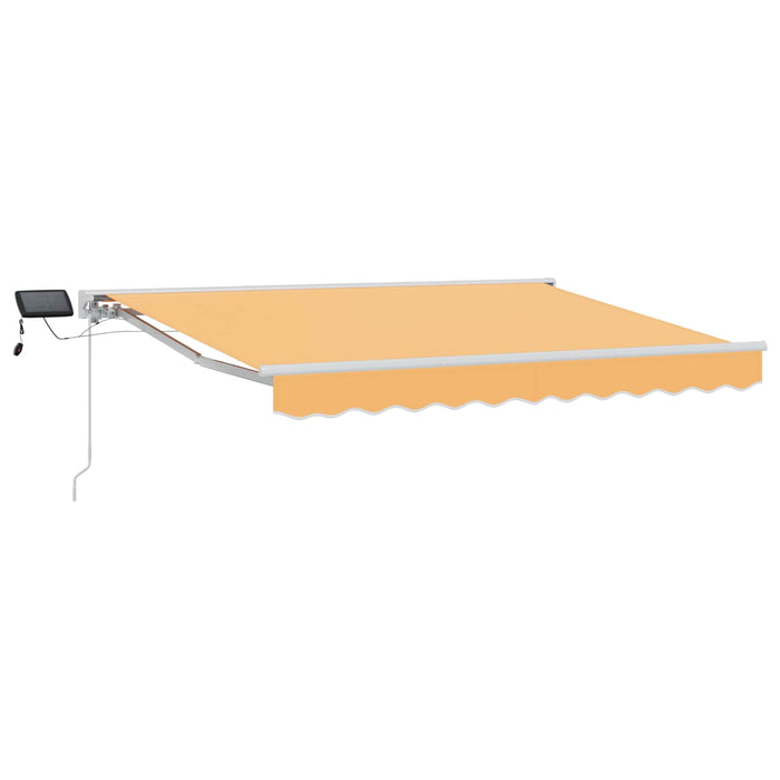 Cadru manual de marchiză cu LED-uri Nisipiu 4,5 × 3 m WALTI