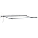 Cadru manual de marchiză cu LED-uri Gri taupe 4,5 × 3 m - WALTI WALTI