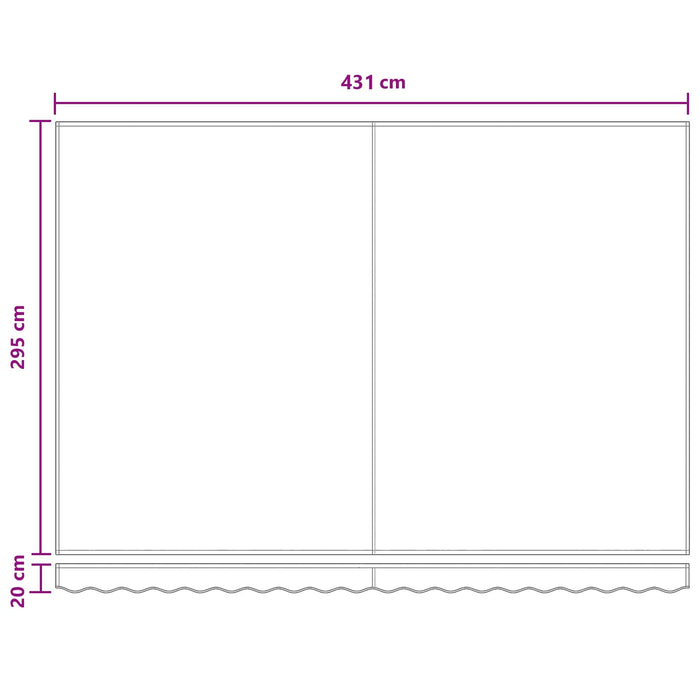 Cort electric retractabil Gri taupe 4,5 × 3 m - WALTI WALTI