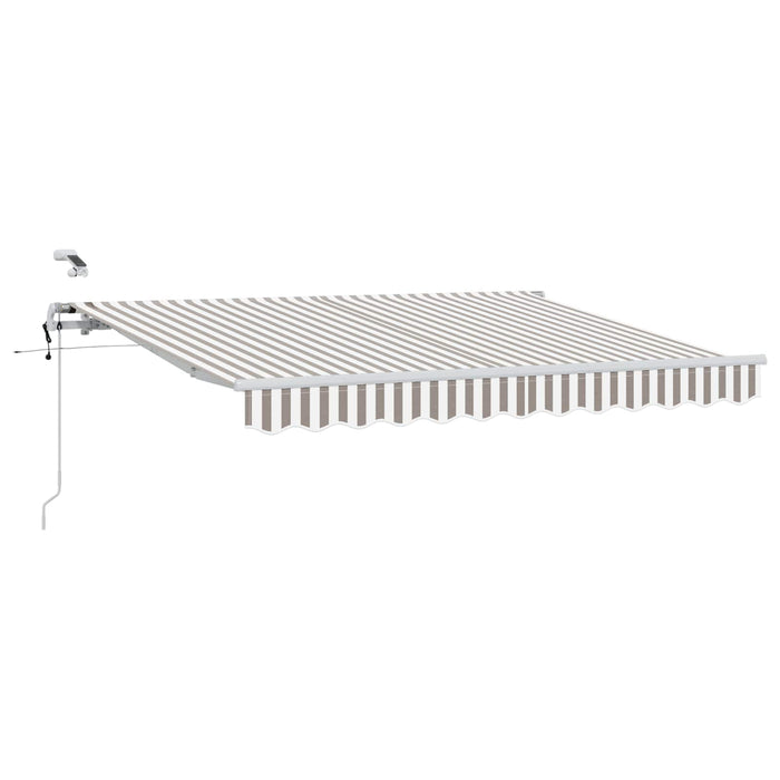Țesătură pentru copertină Gri deschis și alb. 450 × 350 cm WALTI