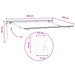 Copertină retractabilă Gri taupe 450 × 350 cm - WALTI WALTI