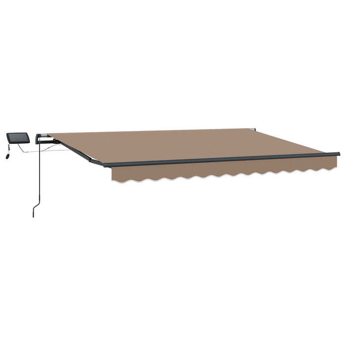Copertină retractabilă Gri taupe 500 × 300 cm WALTI