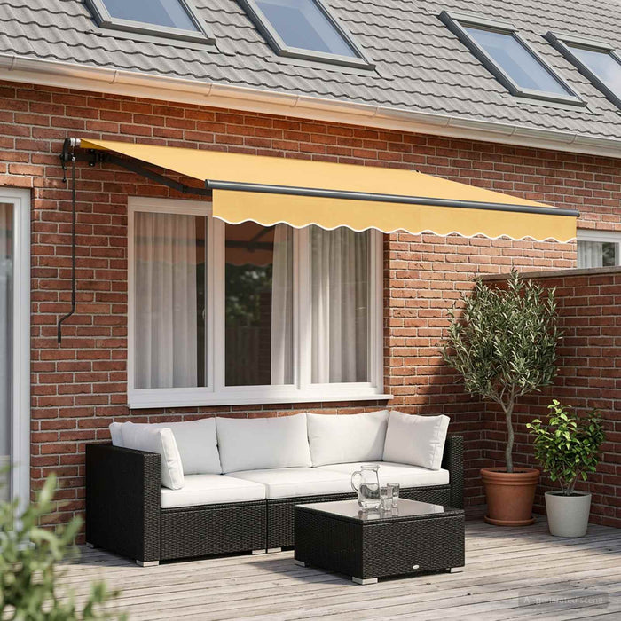 Copertină retractabilă Nisipiu 600 × 350 cm WALTI