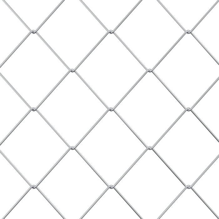 Gard cu plasă de sârmă Galvanizat 2 x 20 m Sticlă - WALTI WALTI