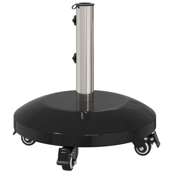 Bază de parasol din granit cu roți pentru stâlp de 40-50 mm WALTI