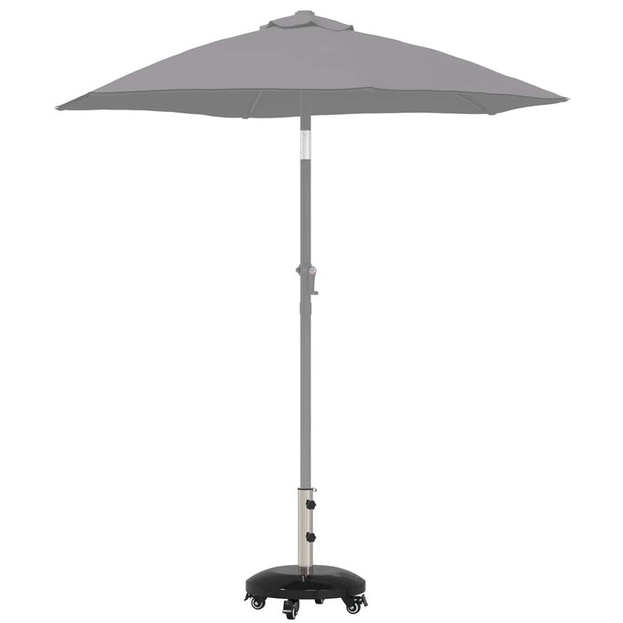 Bază de parasol din granit cu roți pentru stâlp de 40-50 mm WALTI