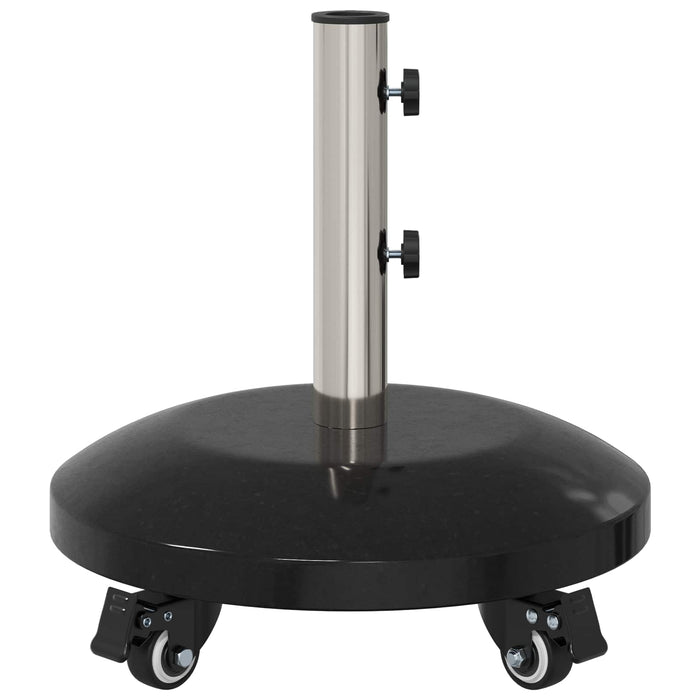 Bază de parasol din granit cu roți pentru stâlp de 40-50 mm WALTI