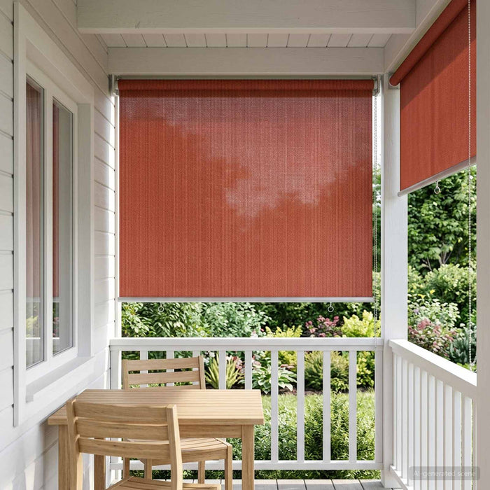 Jaluzea exterioară cu blocare UV de 90% Teracotă 100 x 230 cm WALTI