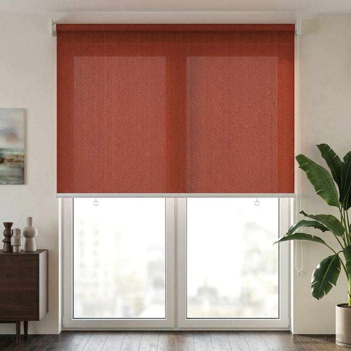 Jaluzea exterioară cu blocare UV de 90% Teracotă 120 x 230 cm WALTI