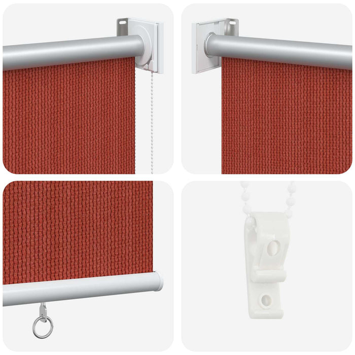 Jaluzea exterioară cu blocare UV de 90% Teracotă 180 x 230 cm WALTI