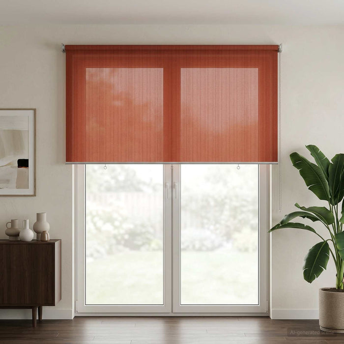 Jaluzea exterioară cu blocare UV de 90% Teracotă 400 x 230 cm - WALTI WALTI
