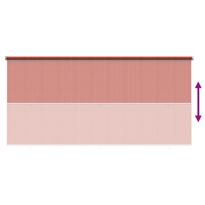Jaluzea exterioară cu blocare UV de 90% Teracotă 400 x 230 cm - WALTI WALTI