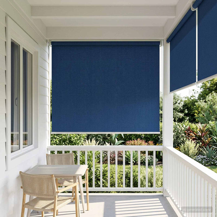 Jaluzea exterioară cu blocare UV de 90% albastru 80 x 140 cm WALTI