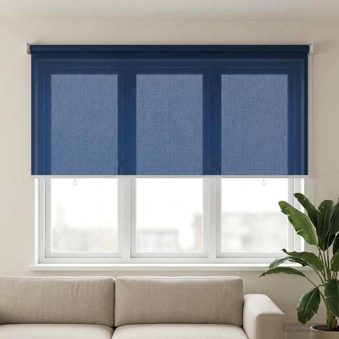 Jaluzea exterioară cu blocare UV de 90% albastru 140 x 140 cm - WALTI WALTI