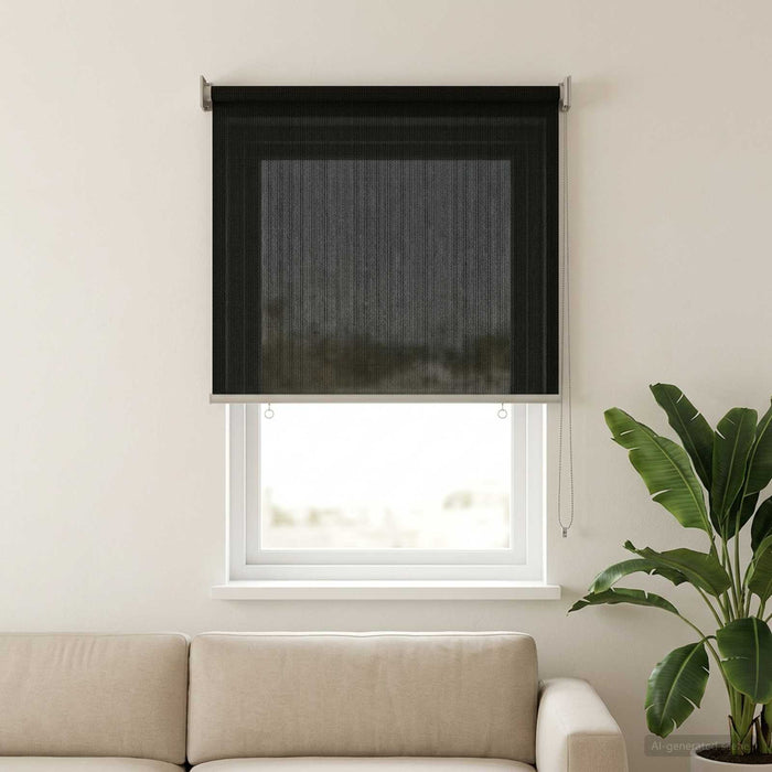 Jaluzea exterioară cu blocare UV de 90% Negru 80 x 140 cm HDPE - WALTI WALTI