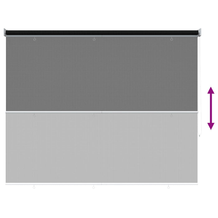 Jaluzea exterioară cu blocare UV de 90% Negru 200 x 140 cm HDPE - WALTI WALTI