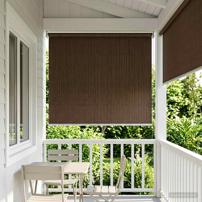 Jaluzea exterioară cu blocare UV de 90% Maro 60 x 140 cm HDPE - WALTI WALTI