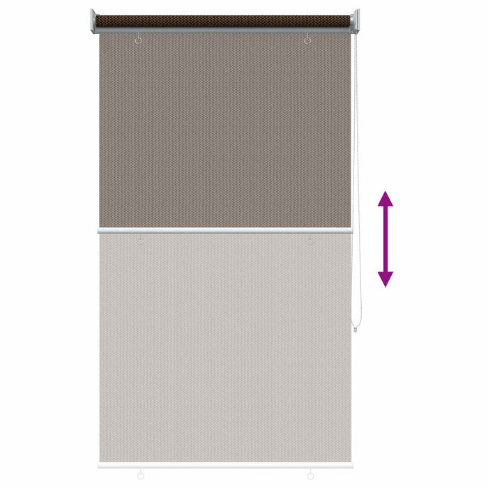 Jaluzea exterioară cu blocare UV de 90% Maro 60 x 140 cm HDPE - WALTI WALTI