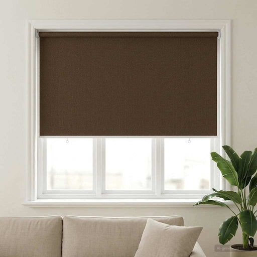 Jaluzea exterioară cu blocare UV de 90% Maro 140 x 140 cm HDPE - WALTI WALTI
