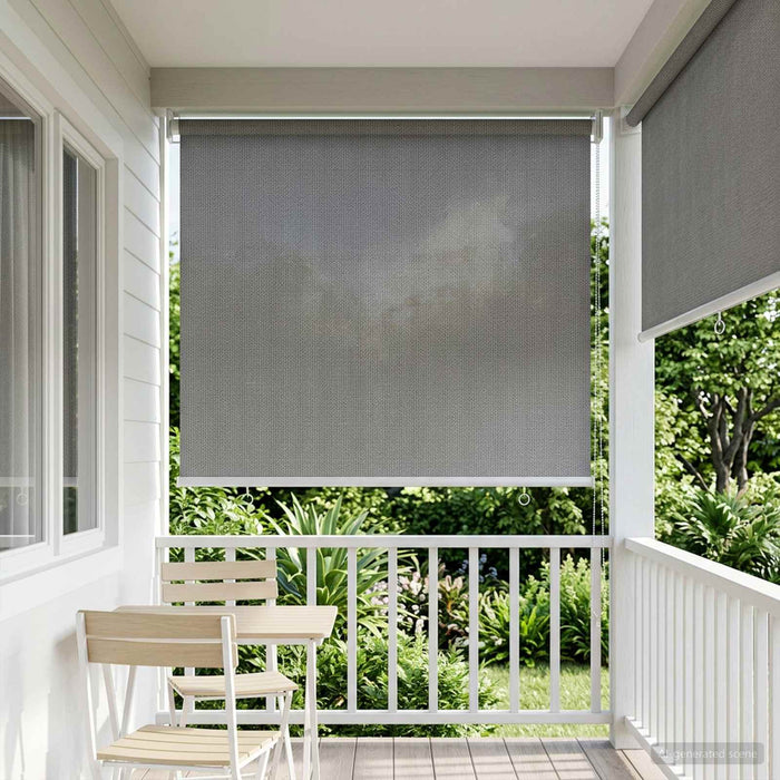 Jaluzea exterioară cu blocare UV de 90% Gri deschis 80 x 140 cm - WALTI WALTI