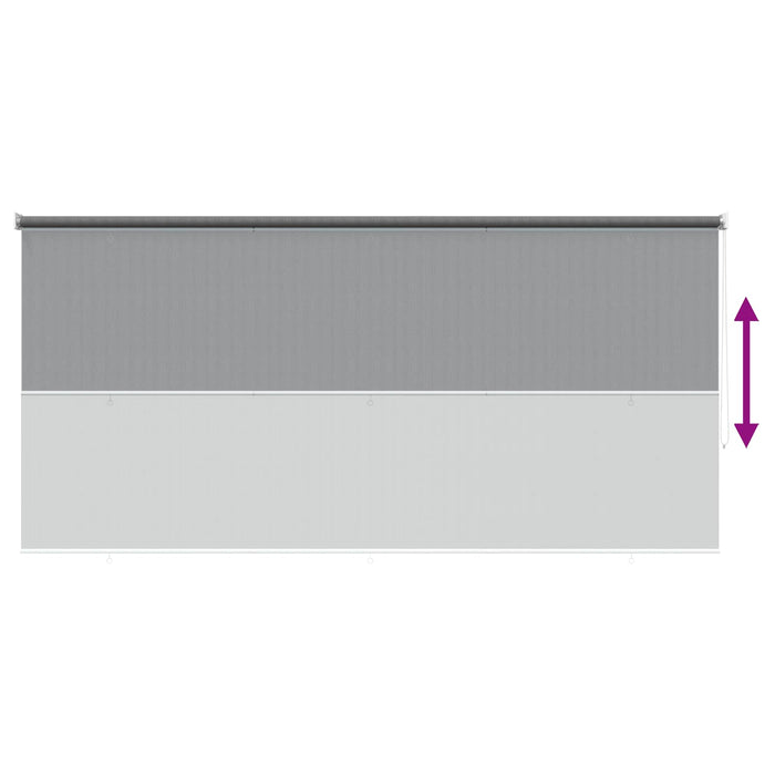 Jaluzea exterioară cu blocare UV de 90% Gri deschis HDPE WALTI