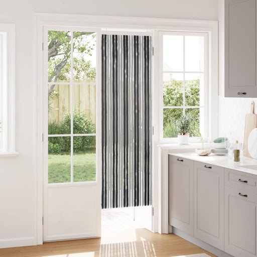Perdea pentru insecte din chenille Gri și negru 56 x 185 cm - WALTI WALTI