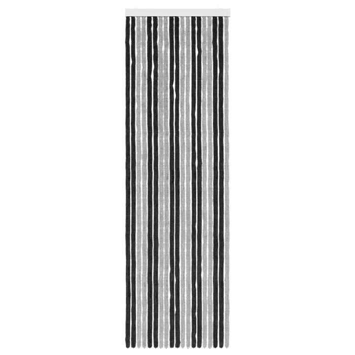Perdea pentru insecte din chenille Gri și negru 56 x 185 cm - WALTI WALTI