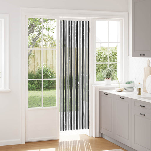 Perdea pentru insecte din chenille Gri și negru 56 x 200 cm - WALTI WALTI