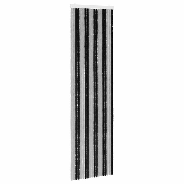 Perdea pentru insecte din chenille Gri și negru 56 x 200 cm - WALTI WALTI