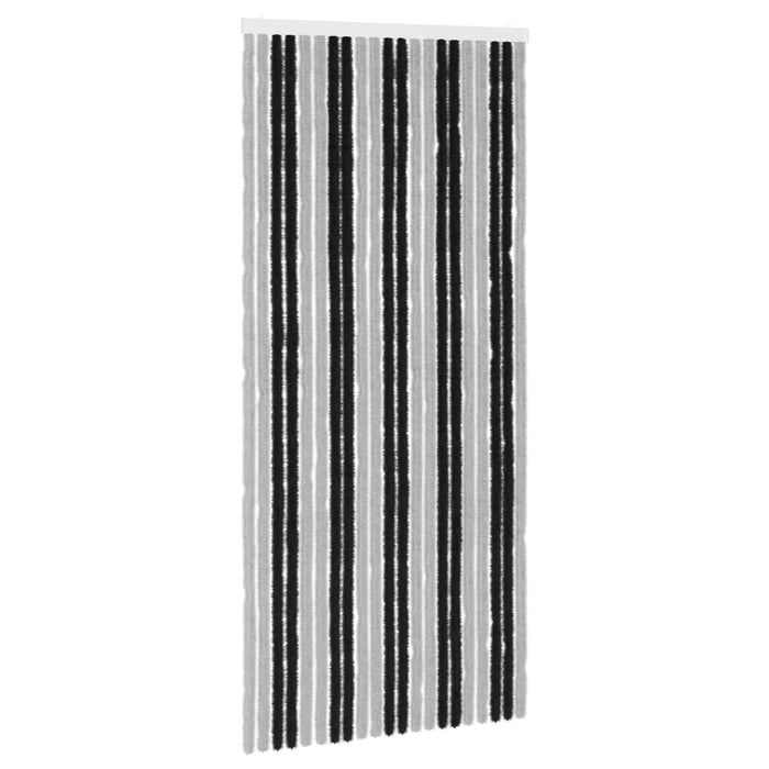 Perdea pentru insecte din chenille Gri și negru 90 x 200 cm - WALTI WALTI