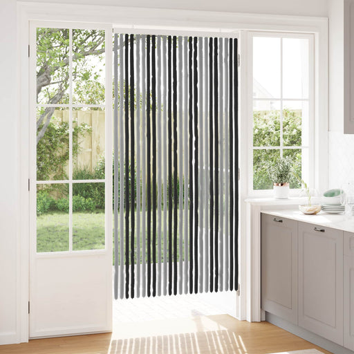Perdea pentru insecte din chenille Gri și negru 100 x 200 cm - WALTI WALTI