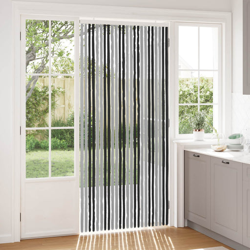 Perdea pentru insecte din chenille Gri și negru 100 x 220 cm - WALTI WALTI