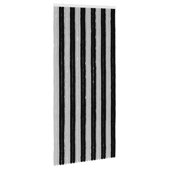 Perdea pentru insecte din chenille Gri și negru 100 x 220 cm - WALTI WALTI