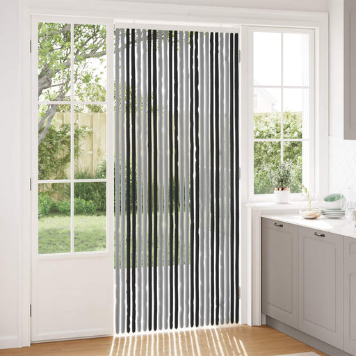 Perdea pentru insecte din chenille Gri și negru 100 x 230 cm - WALTI WALTI
