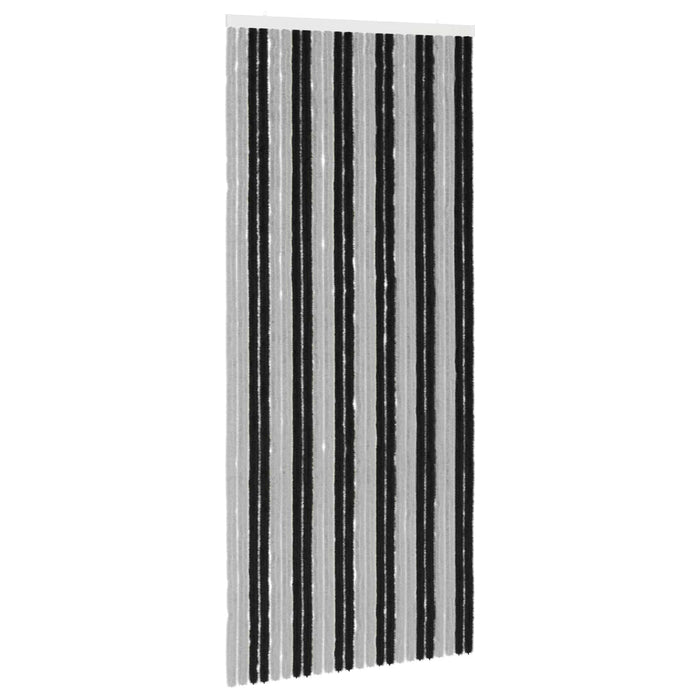 Perdea pentru insecte din chenille Gri și negru 100 x 230 cm - WALTI WALTI