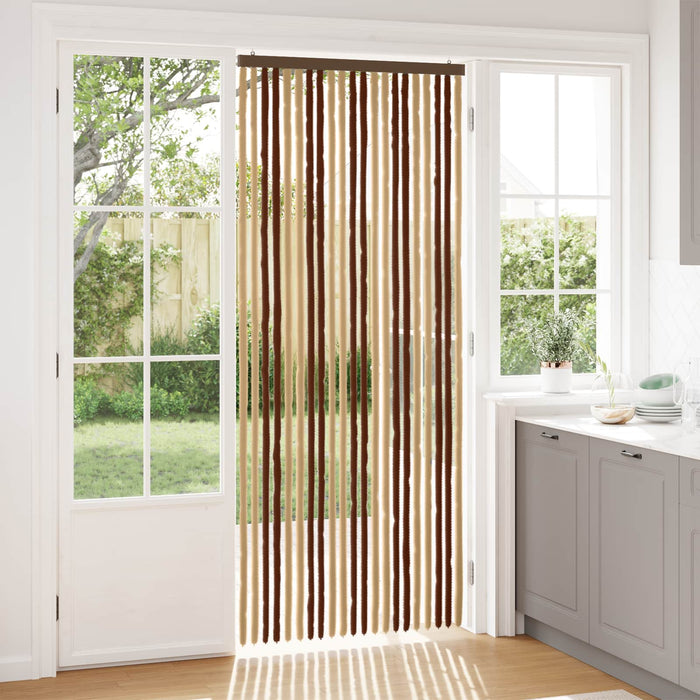 Perdea pentru insecte din chenille Maro și Bej 90 x 220 cm WALTI